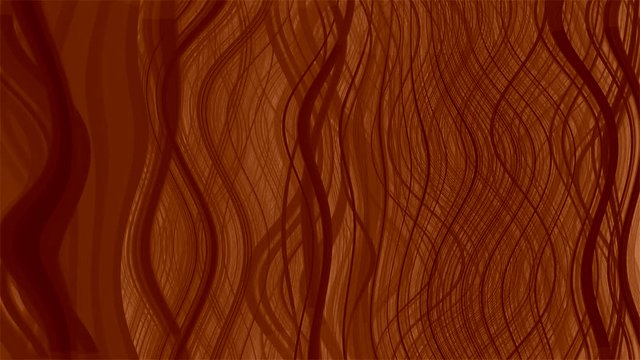 Abstracto de rizos que ondean en tonos ocres o marrones
