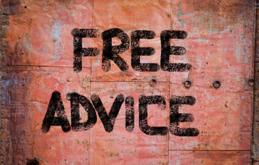 Free Advice Concept