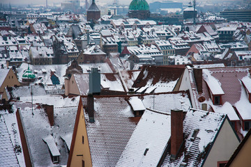 Fototapeta premium Nuremberg Nürnberg Skyline