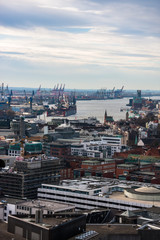 Hafen Hamburg St Michael's Kirche