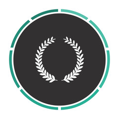 Obraz premium laurel wreath computer symbol