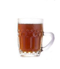 glass of beer isolated