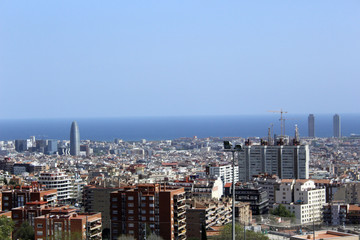 Барселона с обзорной точки