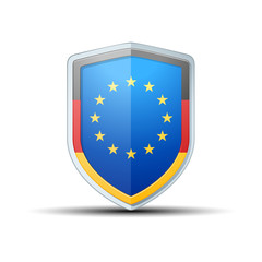 Germany & EU shield sign