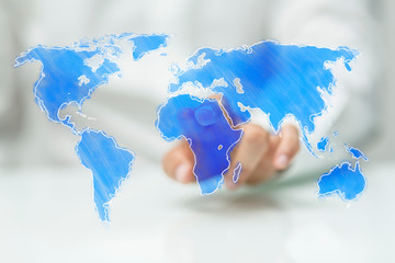 world map business