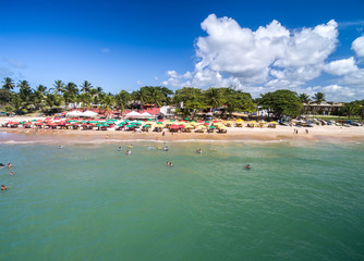 Aerial View of Praia do Forte, Bahia, Brazil