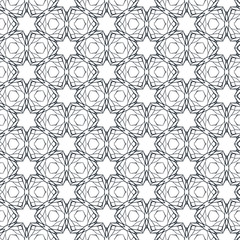 Seamless pattern with mosaic lace ornament