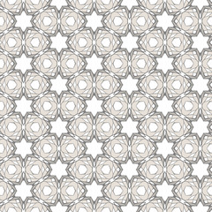 Seamless pattern with mosaic lace ornament