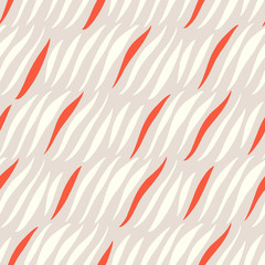 Seamless pattern with waves ornament