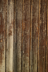 Small  part of grungy old fence