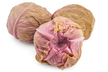Obraz premium Pickled cabbages pile, Sour cabbages head