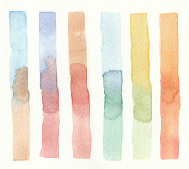 colorful watercolor stripe abstract textures