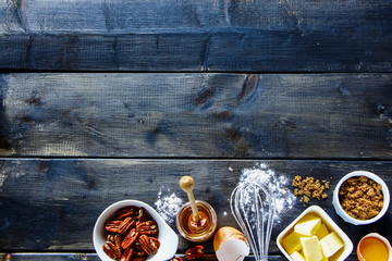 Ingredients for baking cake