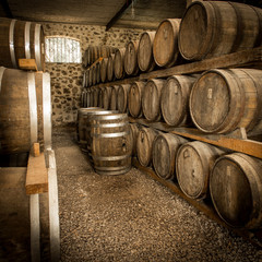 Wine barrels