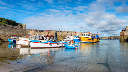 The Harbour at Newquay in Cornwall