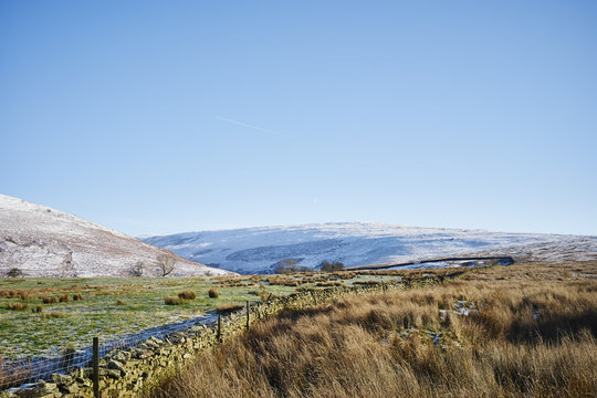 Rural landscape, Clitheroe, Lancashire, UK