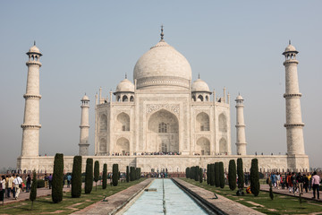 Fototapeta na wymiar Taj Mahal Facade