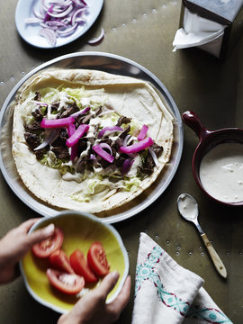 Beef Sharwarma Tahini Sauce
