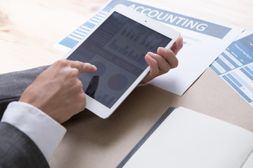 Man Analysis Business Accounting