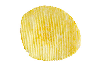 potato chip isolated on white background