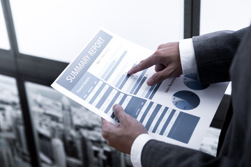 Man Analysis Business Accounting
