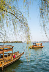 Naklejka na ściany i meble view of west lake, Hangzhou, China