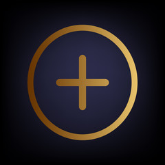 Positive symbol plus sign