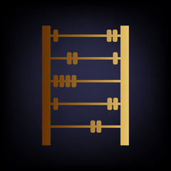 Retro abacus sign