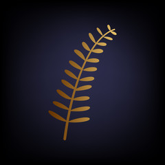 Olive twig sign