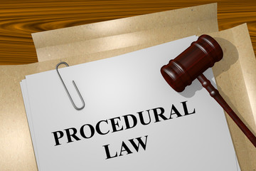 Procedural Law legal concept
