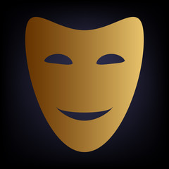 Comedy theatrical masks