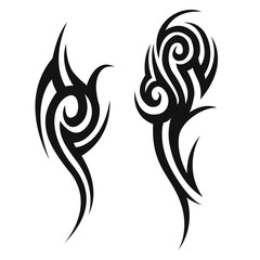  tribal tattoo.illustration without transparency.