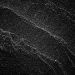 Fototapeta premium Dark grey black slate background or natural stone texture.