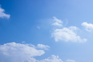 Blue sky with clouds