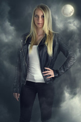 young woman vampire