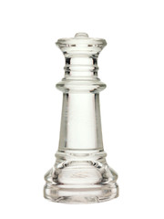 close-up image of chess queen.