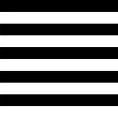 Behang Horizontale strepen Vector gestreept naadloos patroon. Zwart-witte achtergrond.