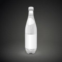 plastic beverage bottle