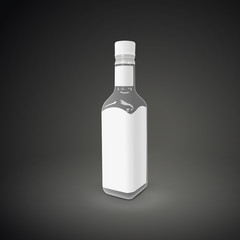 blank sauce bottle