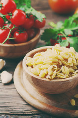Sardinian uncooked pasta malloreddus