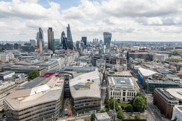 Naklejka na ściany i meble London cityscape aerial view