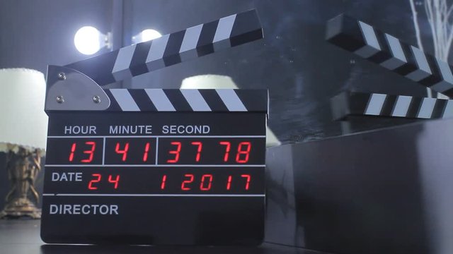 Movie Clapperboard Or Clap Board