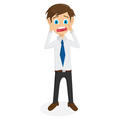 Businessman Shock Expression