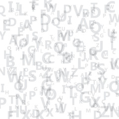 Vector Abstract Alphabet background