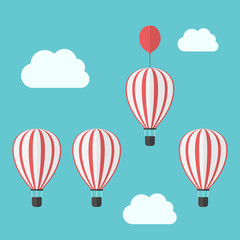 Hot air balloons competition