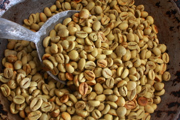 Traditionally Way of Roasting Coffee Beans