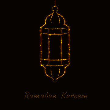 Ramadan Kareem light illustration