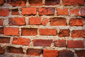 Old brick wall in a background image