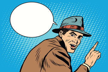 Male spectator witness