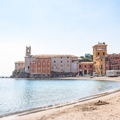 Fototapeta na wymiar Bay of silence in Genoa